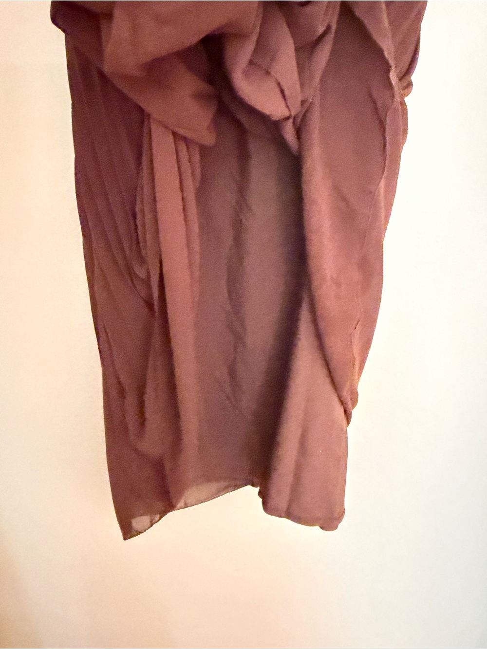 Pleated Maxi Skirt in Chocolate Brown - Unbranded - Picture 5 of 6